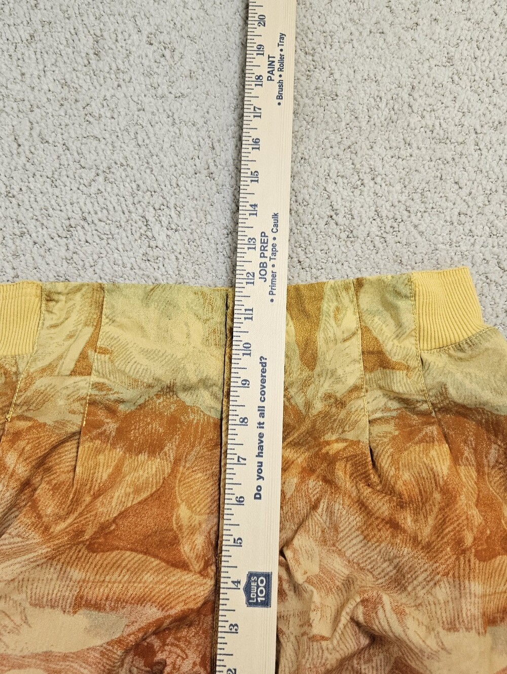 FP Movement Mesmerize Me Pants Womens M Yellow Orange Pink Gorpcore Hippie - Picture 9 of 11